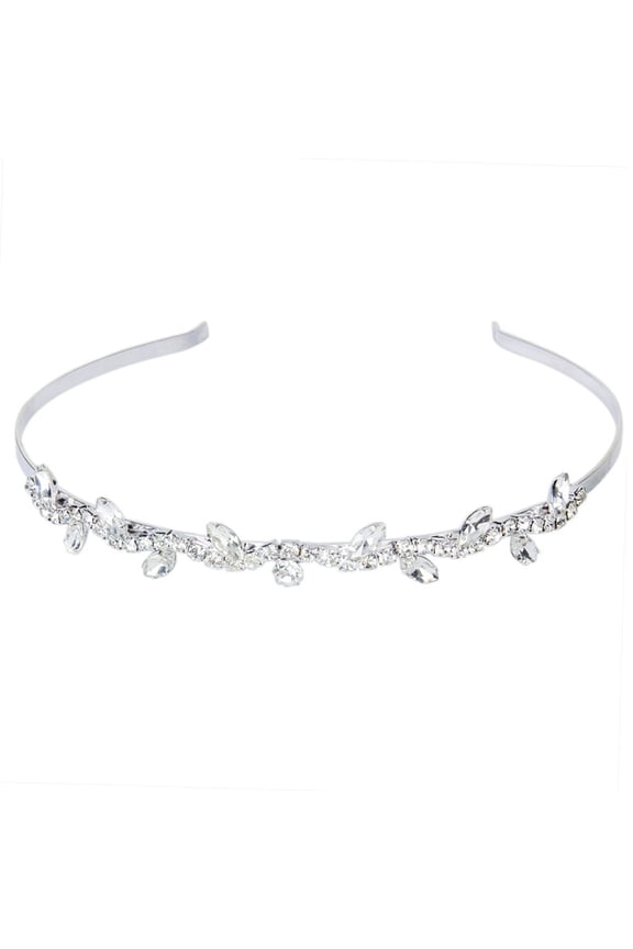 Headband Tiaras Wedding Flower Girl Tiara Hair Girls Bride Birthday Queen Rhinestone Headpiece Barrettes Crowns Bridal