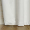 thumbnail image 5 of (2 pack) Sun Zero Arlo 2-Piece Textured Thermal Insulated Room Darkening Grommet Curtain Panel Pair, Pearl White, 40"W x 95"L, 5 of 7