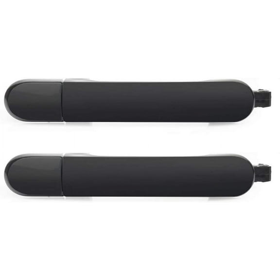 CCIYU Door Handles fit for 2007-2012 Tida Versa Exterior Passenger Right Side Black(2pcs)