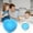 Light blue, variant on JGJJUGN 7cm Heart Shape Silicone Cake Chocolate Molds, Non-Stick Baking Molds for Jelly, Ice Cubes, Cupcakes, and Candy - Food Grade, Versatile Kitchen Tool for Desserts