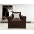 thumbnail image 2 of Sillon EL BAZAR STORE de lino Chocolate 1 plaza modular moderno, 2 of 4