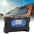 thumbnail image 6 of 50A Solar Charge Controller, Solar Panel Regulator with Adjustable LCD Display Dual USB Port Timer Setting PWM Auto Parameter, 6 of 8