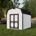 thumbnail image 2 of Little Cottage Co. 8x12 Classic Gambrel Barn with 6 ft. Sidewalls, Outdoor Wood Storage Shed Do-It-Yourself Precut Kit, 2 of 13