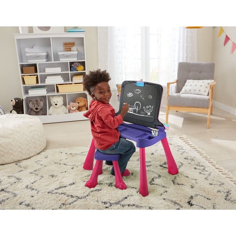 VTech Kids' Explore & Write Learning Desk, Pink, Preschool Toy