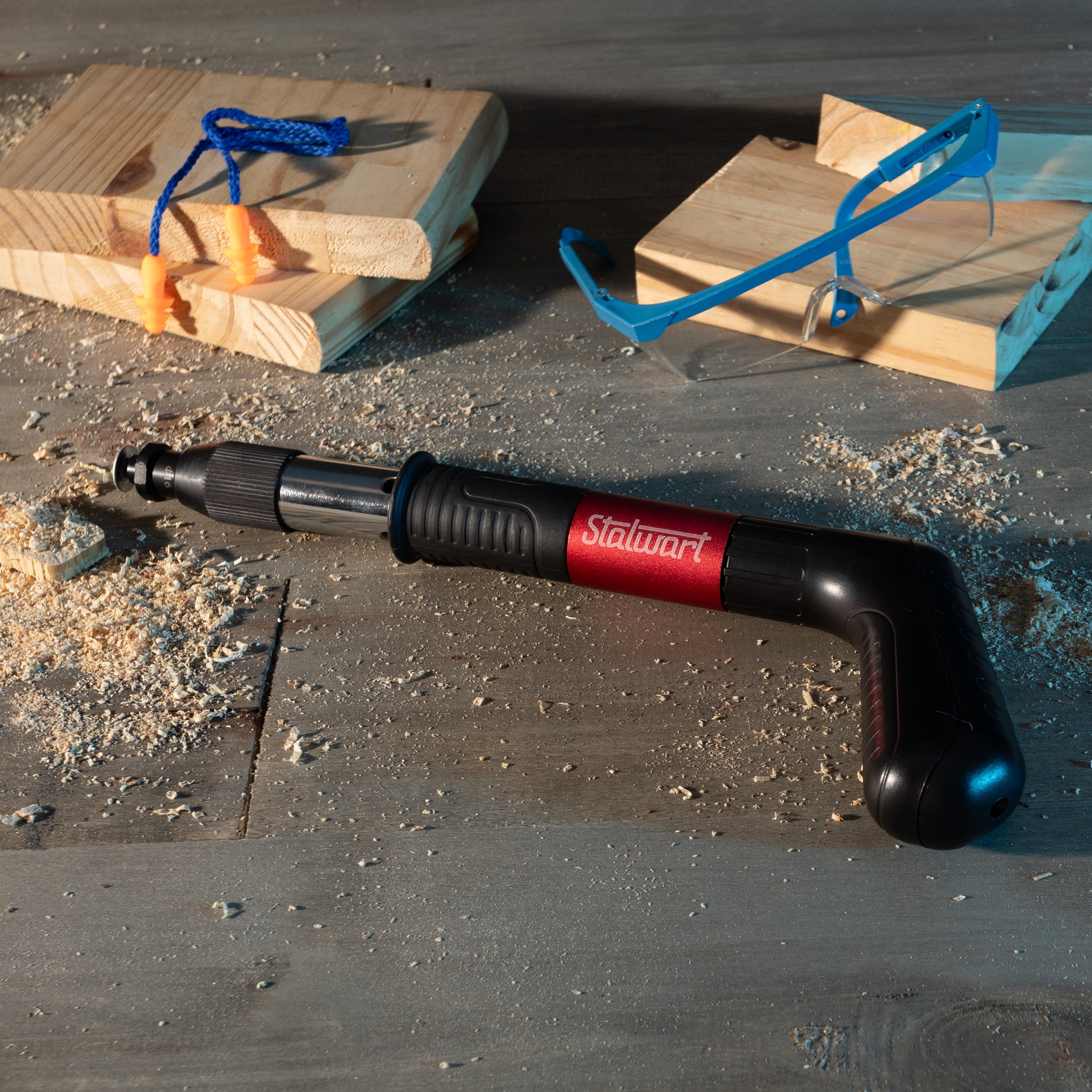 Stalwart Mini Nail Gun - Manual Nail Wall Fastening Tool Kit with 20 Nails