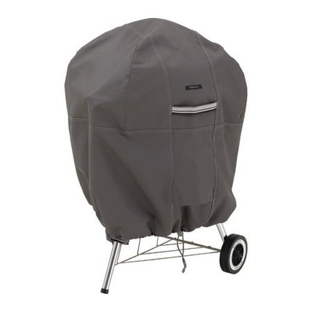 Patio Covers With Fabric Designs Classic Accessories Ravenna® Patio Kettle BBQ Grill Cover - Premium BBQ Cover with Reinforced Fade-Resistant Fabric, 26.5