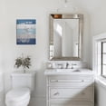 thumbnail image 5 of Farmhouse Bathroom Wall Decor - 12x16 in Rustic Unframed Poster Dragonfly, Flower & Bottles Design for a Vintage Bathroom & Toilet, 5 of 7