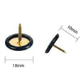 thumbnail image 2 of 100Pcs  Round Head Bulletin Drawing Tacks Point Map Thumb Cork Board Tacks Map Tacks Decorative Thumb Tacks Round Push Pins COFFEE, 2 of 8