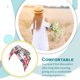 thumbnail image 3 of Guardurnaity Turbante nudo africano estilo bohemio protección solar accesorios cómodos pérdida Bonnet mujeres diademas geométricas blanco Type3 NO3, 3 of 6