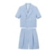 thumbnail image 5 of Odeerbi Niños Vestido Formal Traje Manga Corta Muesca Solapa Blazer Chaqueta + Traje Pantalones Cortos Trajes de Verano Conjunto, 5 of 8