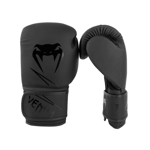 Venum Classic Boxing Gloves Black/Black 12oz WLMT Edition