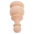 thumbnail image 3 of Unfinished Wooden Finials for Staircases and Bed Posts Decorative Wood Finials for Furniture and Crafts DIY Wooden Finial Ornaments, 3 of 4