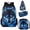 Blue Flame Wolf, variant on Forest Dinosaur Backpack for School Boys with Lunch Box 10-12 Elementary School Backpacks 6-8 Water Bottle Holder Kids School Bag Bookbag and Lunch Bag Set Pencil Case