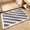 A, variant on 15.74"x23.62" Geometric Absorbent Bath Rug, Modern Navy Blue Geometric Doormat, for Bathroom Kitchen Entryway Modern Decor
