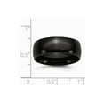 thumbnail image 6 of White Stainless Steel Ring Band Wedding Standard Domed, 6 of 6