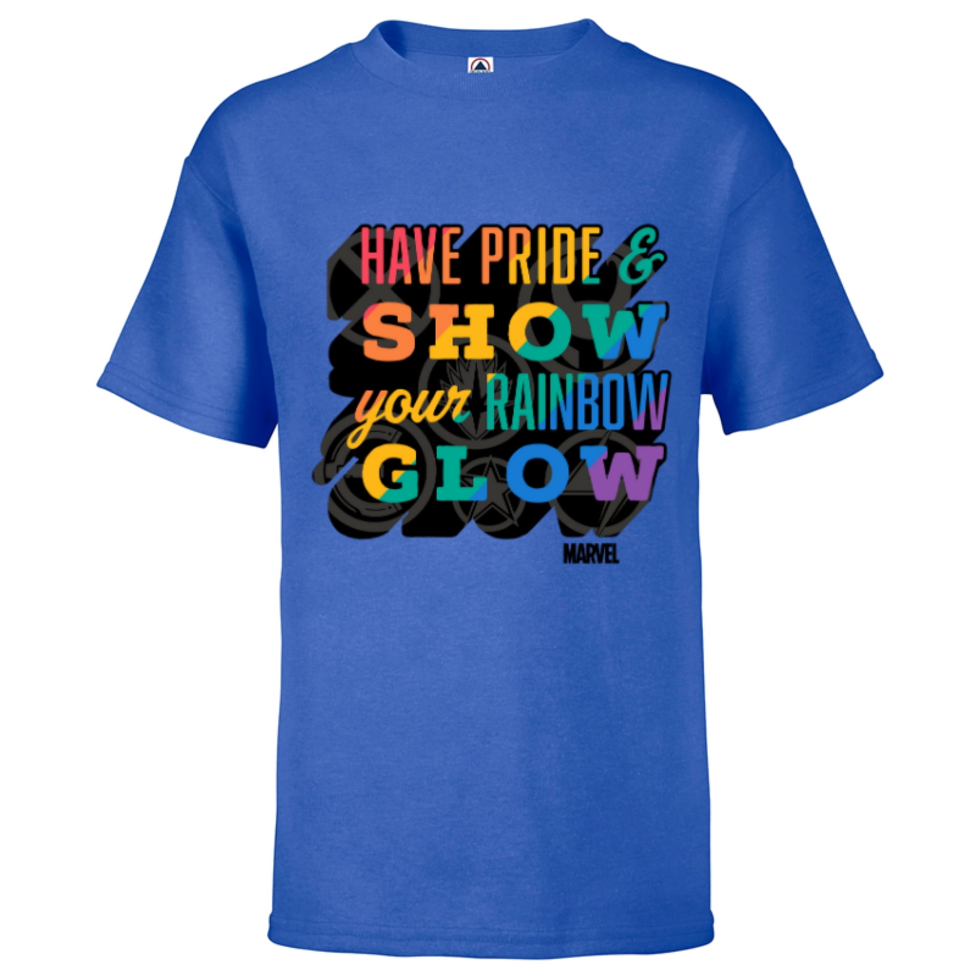 Marvel Pride Rainbow Have Pride & Show Your Rainbow Glow Short Sleeve