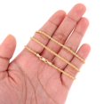 thumbnail image 4 of Nuragold 18K Real Yellow Gold Rope Diamond Cut Chain Necklace 16"-28" (2mm-5mm) Italian Jewelry for Men & Women, 4 of 19