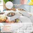 thumbnail image 2 of King 4 Piece Bedding Set Colorful Easter Egg Nest Yellow Flower Soft Breathable Duvet Cover and Pillowcase, Spring Botanical Duvet Cover Set Bed Sheets for Bedroom Dormitory Guest Room, 2 of 9
