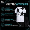 thumbnail image 5 of RBX Boys Athletic Shorts Set - 2 Piece Active Performance Graphic Tee and Mesh Gym Shorts for Boys (8-12), 5 of 7