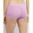 thumbnail image 3 of Maidenform Boyshort One Fab Fit Microfiber Womens Underwear With Lace Stretch Full Coverage sz 5-9 40760, 3 of 7