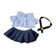 thumbnail image 4 of Ropa para muñecos de peluche de 20 cm, elegantes accesorios para fotos, disfraces, ropa para animales de peluche. Uniforme escolar tailandés, 4 of 9