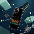 thumbnail image 4 of DistinctInk Clear Case for Apple iPhone 15 PRO (6.1" Screen) - Eat Drink Be Merry, 4 of 9