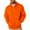 Orange, variant on FAOWME Men's Hoodies With Pockets Long Sleeve Solid Color Drawstring Zipper Comfortable Loose Fit Sweatshirt For Autumn Winter Daily Wear Orange L