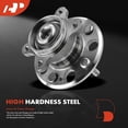 thumbnail image 3 of A-Premium Wheel Hub and Bearing Assembly Compatible with Hyundai Elantra 2008-2010 without Anti-lock Brakes Rear Driver or Passenger Side, 3 of 9
