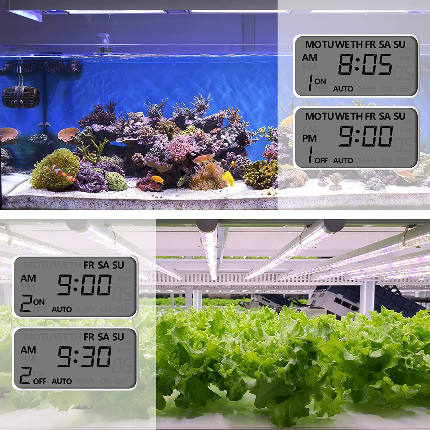 HBN 7-Day Dual Outlet Digital Timer, 15A, 1875W photo 5