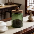 thumbnail image 4 of 700ml Colored Glass Storage Jar Food Grade High Borosilicate Glass, Sealed Canister for Kitchen Tea Snacks Grains Dry Goods Home Countertop Organization,Green, 4 of 6
