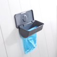thumbnail image 2 of Dispensador de bolsa de basura de montaje en pared, bolsa de basura de plástico, almacenamiento para baño, cocina, blanco Feliz Sencillez, 2 of 5