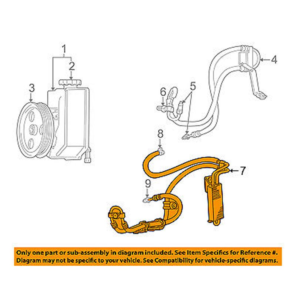 Jeep CHRYSLER OEM 0506 Liberty Power SteeringOil Fluid Cooler