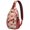 Red-4, variant on Ocean & Beach Coral Sling Bag - Durable Crossbody Shoulder Backpack with Versatile Wear & Travel-Ready Design - Tropical Fish & Seaside Inspired Pack for Outdoor Adventures, Commuting