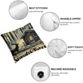 thumbnail image 6 of nygtbtfer Background Wildlife Life is Better at The Throw Pillowcase Cushion Cover New Home Office Decorative White, 6 of 7
