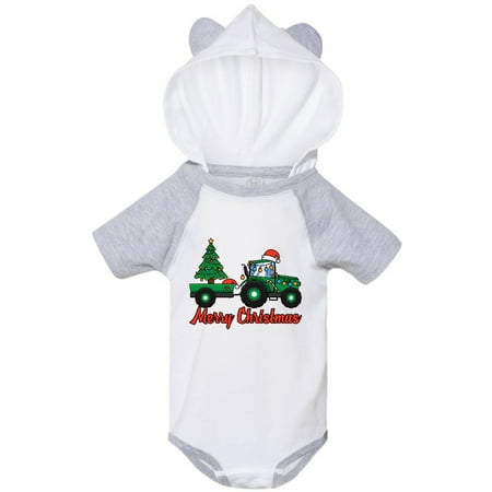 

Inktastic Christmas Tractor Gift Baby Boy or Baby Girl Bodysuit