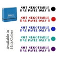 thumbnail image 7 of Printtoo Not Negotiable Ac Payee Only Self Inking Rubber Stamp Pre-Inked Office Stamp- Home Office Business Stationery, Green- 42 x 9 mm, 7 of 7