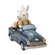 thumbnail image 3 of Decoración de conejitos de Pascua, estatua de conejo, regalo de Pascua, figura de resina para coche, adorno de conejo para padre e hijo para sala de, 3 of 9