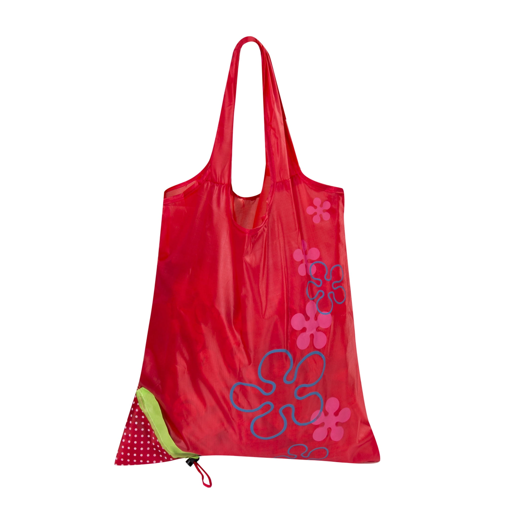 Strawberry Bag - Grocery, Reusable, Eco, Canvas Tote Bag with Zipper,  Large, Fabric Shoulder Bag