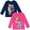 Navy blue/pink, variant on Paw Patrol Skye Chase Marshall Toddler Girls 2 Pack Pullover Long Sleeve T-Shirts Toddler to Big Kid