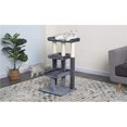 thumbnail image 1 of Go Pet Club F103 Arbre à Chat Classique de 35 Po avec Poteaux Recouverts de Sisal, Gris, 1 of 1
