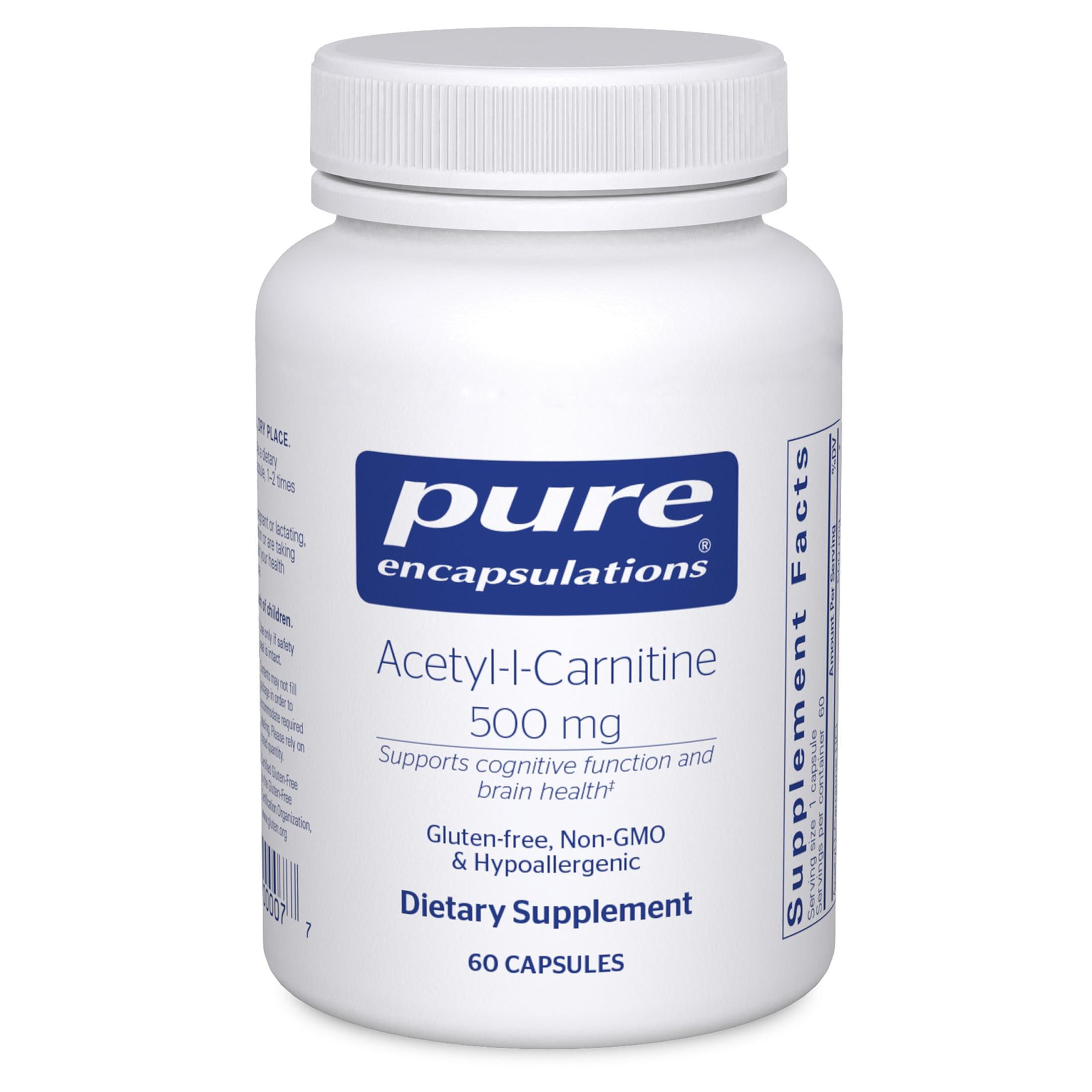 pure encapsulations l carnitine Pure Encapsulations L-Carnitine | Hypoallergenic Supplement for  Cardiovascular and Endurance Support*