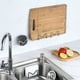 thumbnail image 2 of XWQ Drenaje rápido Rack de almacenamiento de esponja antideslizante Tabla de corte de acero inoxidable Fregadero Accesorios de cocina. XWQ 715087939, 2 of 6