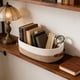 thumbnail image 5 of Uuiauoio Cotton Rope Toilet Basket Bathroom Decor Baskets, Toilet Paper Holder Basket, Farmhouse Home Decor Organizing Small Baskets, 5 of 6