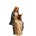 thumbnail image 2 of Ktlvex Virgin Mary Figures & Jesus Figure Religious Shelf Sitter Reading Figurine for Bookshelf Home Desktop Faith Decor (B), 2 of 6
