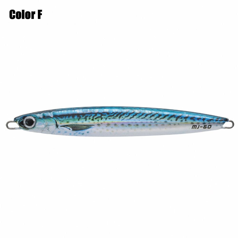 3d printed Colorful Spinning Baits Minnow Jig Bait Spanish mackerel Lead Casting Metal Fishing
