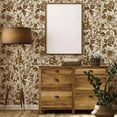 thumbnail image 3 of EFINNY Floral Vintage Wallpaper for Livingroom Bedroom Kitchen Bathroom,Self-Adhesive Removable Classical Home Decor Cafe Design ,15.7 x98.5", 3 of 8
