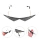 thumbnail image 4 of GOOHOCHY Gafas de sol de mujeres Gafas de sol triangulares sin borde de sol., 4 of 7