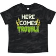 thumbnail image 3 of Inktastic Here Comes Trouble Boys or Girls Toddler T-Shirt, 3 of 5