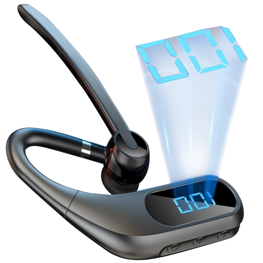 Wireless Headset,Single Ear Bluetooth 5.0 Headset with Noise Canceling