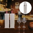 thumbnail image 4 of MasteelfCA Sac à Vin Réutilisable Sac Cadeau Lavable Champagne Rouge, 4 of 8